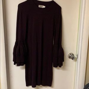 Purple Sweater Dress